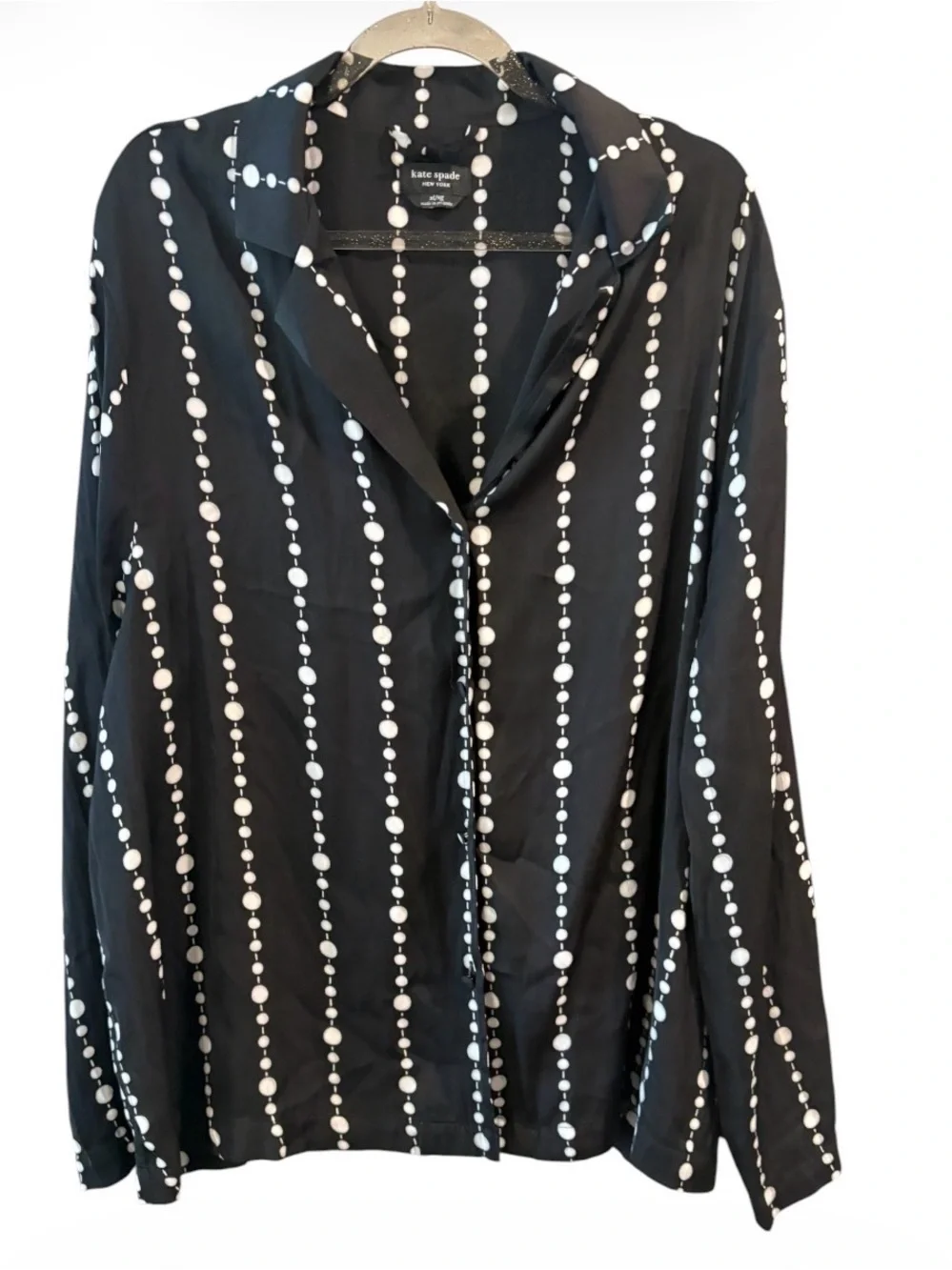 Kate Spade New York Long Notch PJ Set Size XL Quiet Luxury Feeling